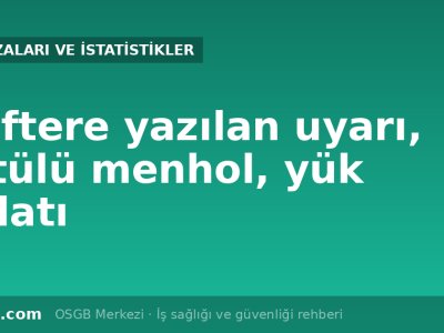 Ölümlü iş kazaları: tersane, fabrika ve inşaattan dersler