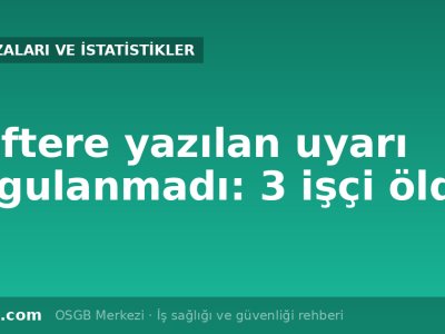 Samsun fabrika davası: Deftere yazılan uyarılar ve yönetici sorumluluğu